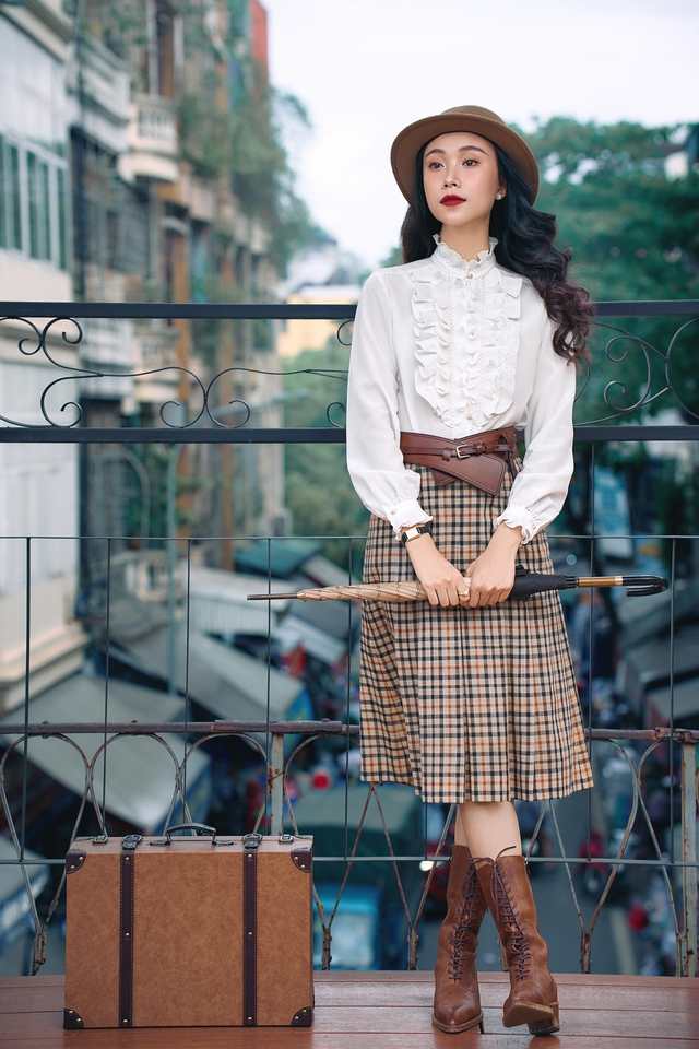 Chân váy dài cho nàng yêu nét đẹp cổ điển, lãng mạn