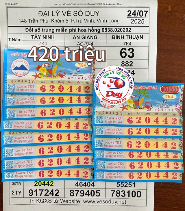 Xổ số miền Nam ngày 24 tháng 7: Khách cầm 14 tờ vé đổi thưởng 420 triệu - Ảnh 1.