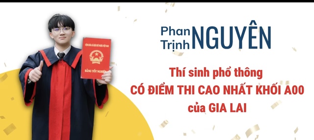Thủ khoa THPT Gia Lai Phan Trịnh Nguyên với ước mơ trở thành giáo viên Toán - Ảnh 1.