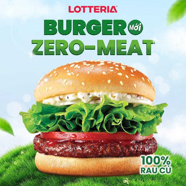 Lotteria ra mắt Burger Zero Meat - 'Trải nghiệm xanh' mới nhưng vẫn giữ trọn vị ngon- Ảnh 1.