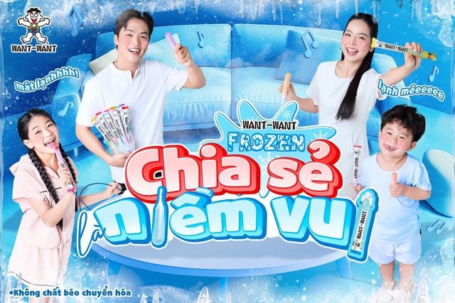 Kem ống Want Want Frozen - Lựa chọn hoàn hảo cho ngày hè oi ả- Ảnh 1.