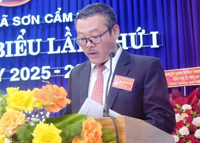 Đà Nẵng: Ông Trầm Quế Hương giữ chức Bí thư Đảng ủy xã Sơn Cẩm Hà- Ảnh 1.