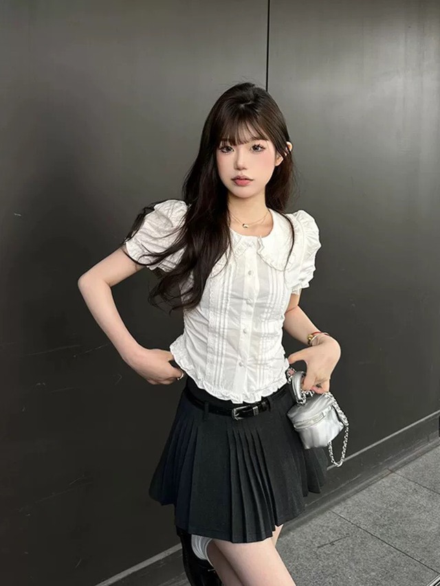 Áo cổ sen vừa nữ tính lại pha chút hoài cổ- Ảnh 5.