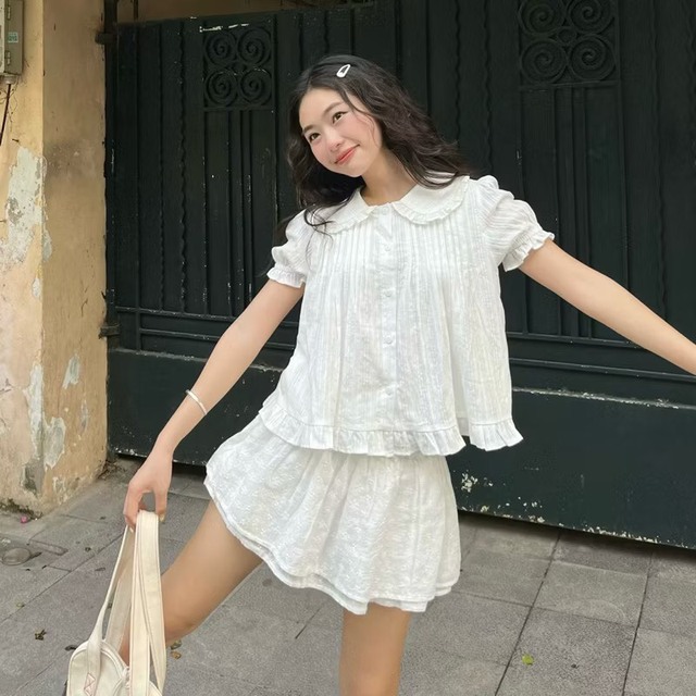 Áo cổ sen vừa nữ tính lại pha chút hoài cổ- Ảnh 6.