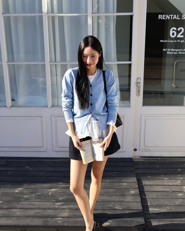Phối áo cardigan cho ngày chớm thu- Ảnh 9. Phối áo cardigan cho ngày chớm thu- Ảnh 9.