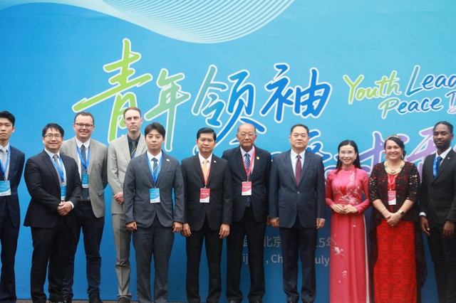 Bí thư T.Ư Đoàn phát biểu tại Đối thoại Lãnh đạo thanh niên về hòa bình - Ảnh 1.