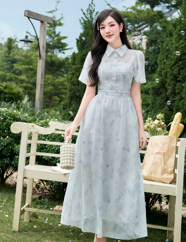 Váy hoa - Ảnh 3.