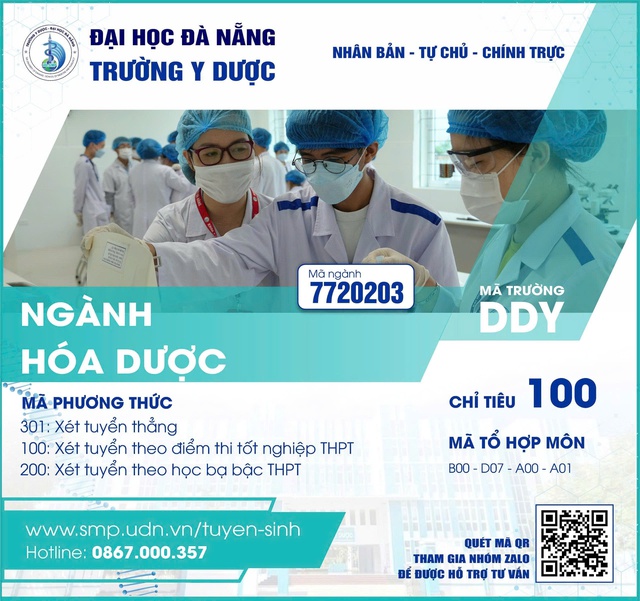 Ngành Hóa dược Trường Y Dược - ĐH Đà Nẵng: Khởi đầu tương lai hiện đại- Ảnh 1.
