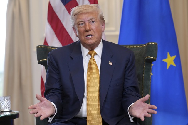 Ông Trump tính áp thuế toàn cầu từ 15 - 20% với hầu hết các nước - Ảnh 1.