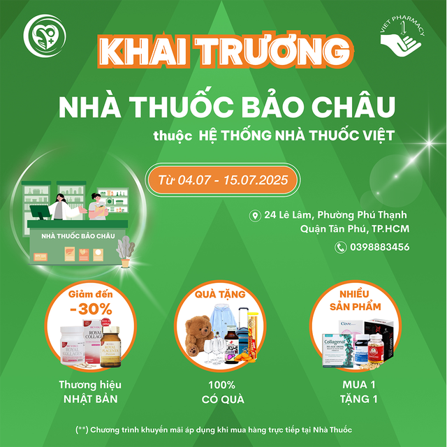 Khai trương Nhà thuốc Bảo Châu: Tràn ngập ưu đãi hấp dẫn- Ảnh 2.