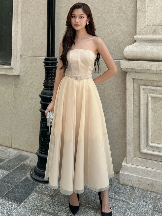 Váy cúp ngực tôn vinh nét đẹp hiện đại và khí chất thanh lịch của nàng - Ảnh 5.