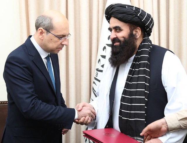 Nga trở thành nước đầu tiên chính thức công nhận chính quyền Taliban- Ảnh 1. Nga trở thành nước đầu tiên chính thức công nhận chính quyền Taliban- Ảnh 1.