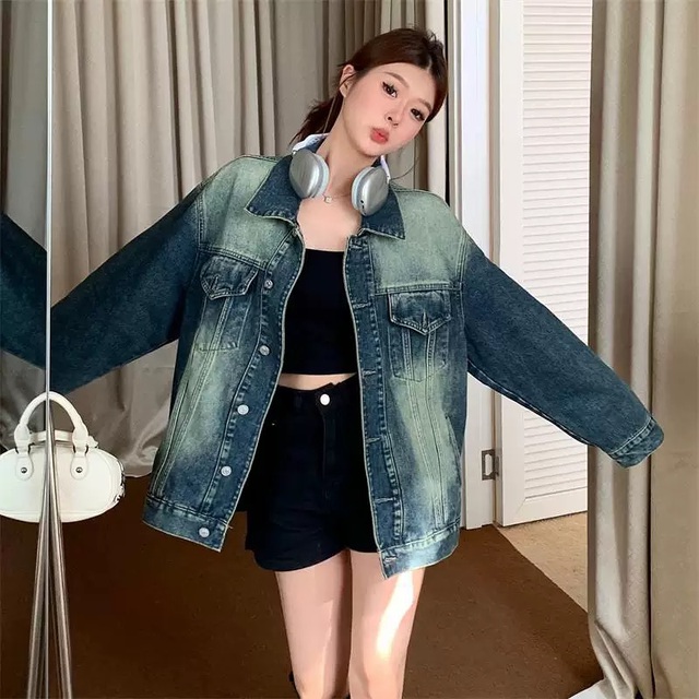 Áo khoác denim - điểm chạm cá tính giữa phố thị- Ảnh 8.