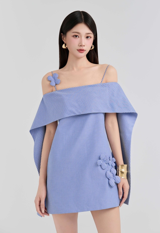 Thanh lịch nhưng gợi cảm, váy áo trễ vai chưa bao giờ lỗi mốt - Ảnh 3.