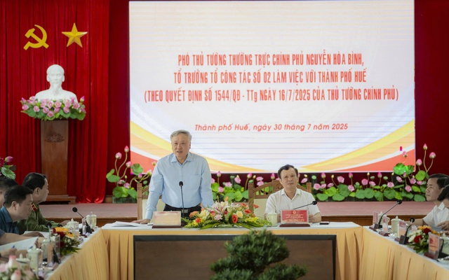Phó thủ tướng Nguyễn Hòa Bình khen ngợi chính quyền 2 cấp tại TP.Huế- Ảnh 3.