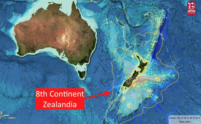 Khám phá lục địa Zealandia: Lục địa hụt thứ tám của trái đất - Ảnh 1. Khám phá lục địa Zealandia: Lục địa hụt thứ tám của trái đất - Ảnh 1.