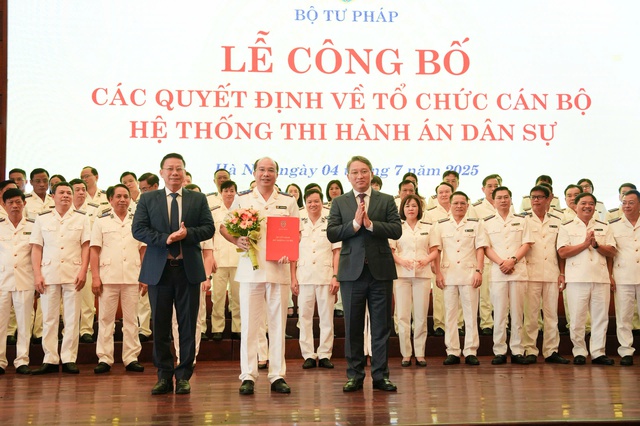 Sáp nhập còn 34 tỉnh, hệ thống thi hành án dân sự có mô hình mới Sáp nhập còn 34 tỉnh, hệ thống thi hành án dân sự có mô hình mới