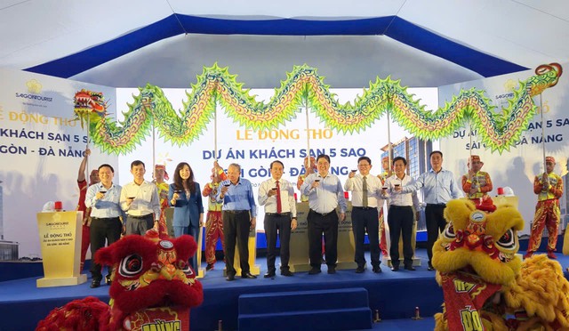 Saigontourist Group động thổ khách sạn 5 sao Sài Gòn – Đà Nẵng Saigontourist Group động thổ khách sạn 5 sao Sài Gòn – Đà Nẵng