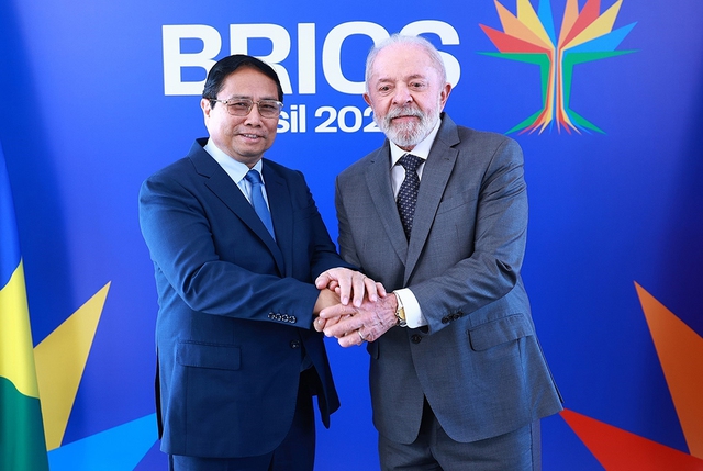 Thủ tướng Phạm Minh Chính tới Brazil, bắt đầu dự Hội nghị BRICS mở rộng - Ảnh 2.