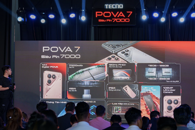 Tecno POVA 7 ra mắt với pin 7000mah và thiết kế độc đáo không thể bỏ lỡ - Ảnh 2. Tecno POVA 7 ra mắt với pin 7000mah và thiết kế độc đáo không thể bỏ lỡ - Ảnh 2.