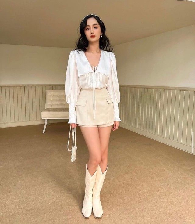 Giải phóng nét riêng với quần shorts giả váy - Ảnh 1.