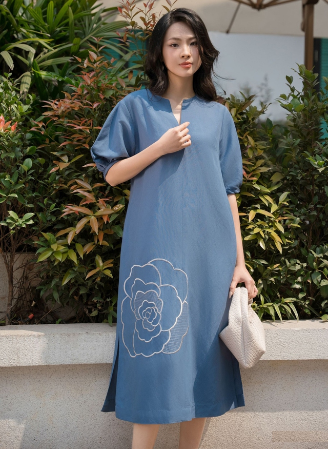 Đẹp từ nhà ra phố với trang phục linen tự nhiên- Ảnh 5. Đẹp từ nhà ra phố với trang phục linen tự nhiên- Ảnh 5.