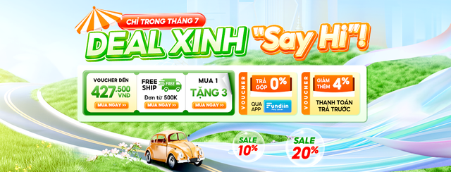 Mai Hân Mỹ Phẩm tung loạt sale sau 7.7, chốt đơn mỏi tay! Mai Hân Mỹ Phẩm tung loạt sale sau 7.7, chốt đơn mỏi tay!