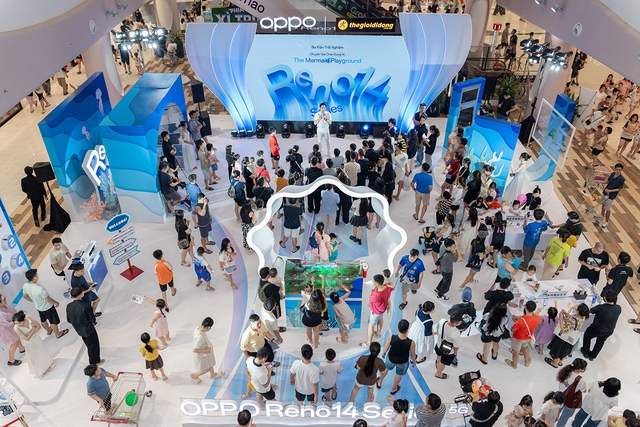 OPPO t&aacute;i hiện đại dương kỳ ảo qua sự kiện trải nghiệm Reno14 series- Ảnh 1.