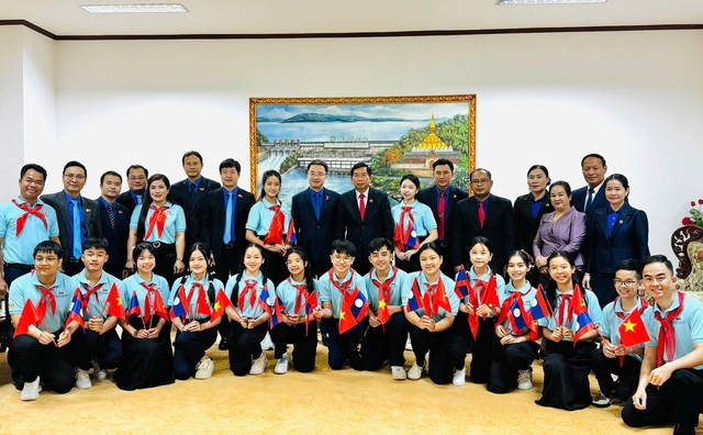 Anh Nguyễn Tường Lâm chào xã giao Bí thư Tỉnh ủy, Chủ tịch tỉnh Vientiane- Ảnh 3. Anh Nguyễn Tường Lâm chào xã giao Bí thư Tỉnh ủy, Chủ tịch tỉnh Vientiane- Ảnh 3.