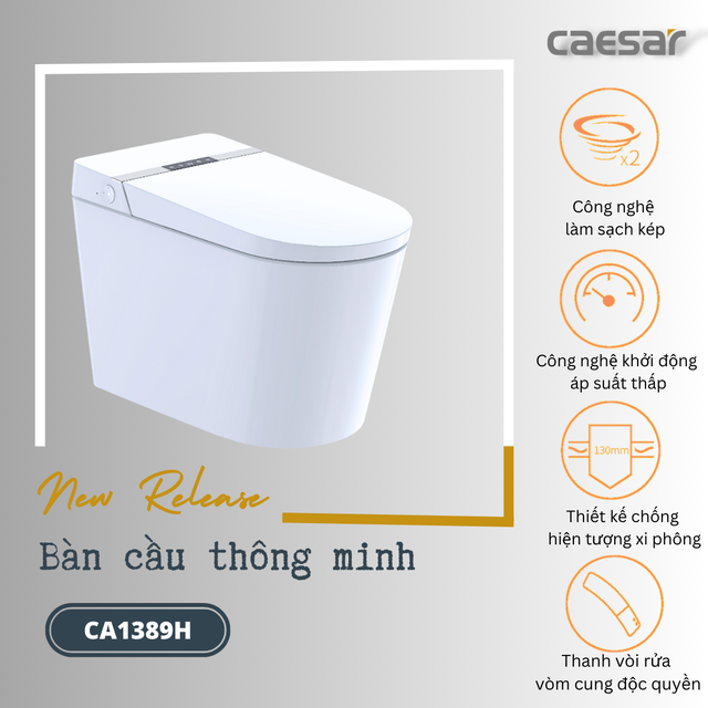Trải nghiệm đi vệ sinh 'sang chảnh' cùng bàn cầu thông minh Caesar- Ảnh 2. Trải nghiệm đi vệ sinh 'sang chảnh' cùng bàn cầu thông minh Caesar- Ảnh 2.