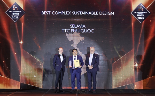 Selavia Phú Quốc khẳng định vị thế với giải thưởng danh giá tại Dot Property Award 2025- Ảnh 1. Selavia Phú Quốc khẳng định vị thế với giải thưởng danh giá tại Dot Property Award 2025- Ảnh 1.