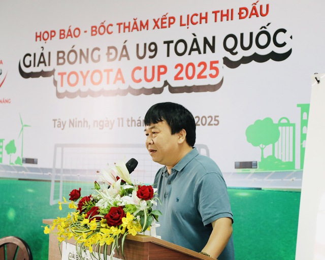 Giải bóng đá U.9 toàn quốc Toyota Cup 2025: Xuất hiện bảng đấu 'tử thần'
- Ảnh 1. Giải bóng đá U.9 toàn quốc Toyota Cup 2025: Xuất hiện bảng đấu 'tử thần'
- Ảnh 1.