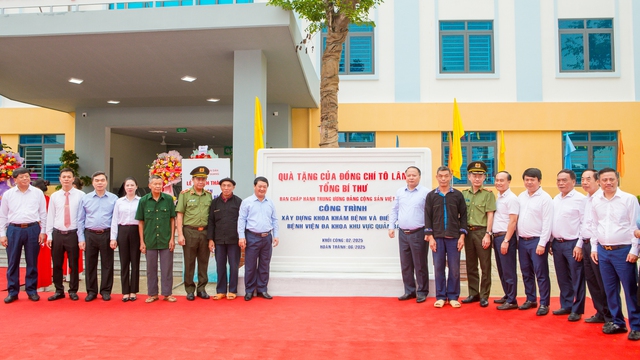 Khánh thành công trình y tế Tổng Bí thư tặng đồng bào vùng cao ở Tuyên Quang - Ảnh 2.