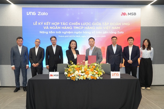 VNG và MSB hợp tác triển khai dịch vụ tài chính số trên Zalo- Ảnh 1. VNG và MSB hợp tác triển khai dịch vụ tài chính số trên Zalo- Ảnh 1.