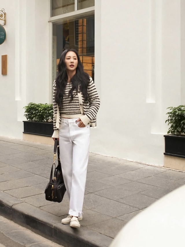 Lên đồ nhỏ xinh với cardigan cho những ngày chớm thu - Ảnh 4.