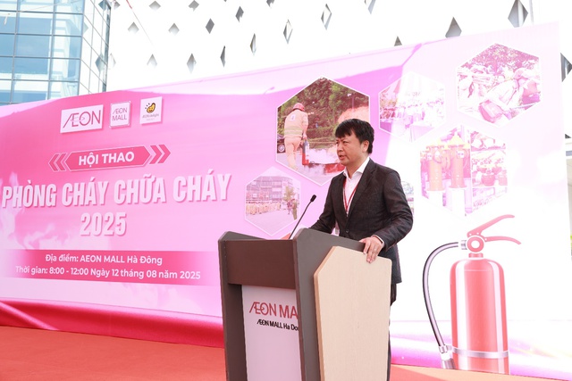 Hội thao PCCC tại AEONMALL Hà Đông: Chung tay vì môi trường mua sắm an toàn - Ảnh 2.