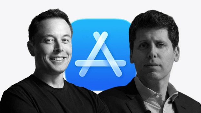 Apple kẹt giữa cuộc khẩu chiến nảy lửa của Elon Musk với Sam Altman - Ảnh 1.