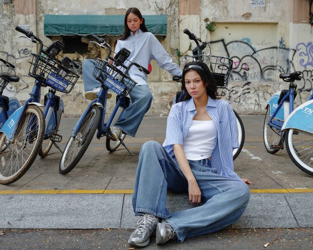 Diện mạo tươi trẻ, nổi bật cùng quần jeans và sơ mi họa tiết Gingham - Ảnh 9.
