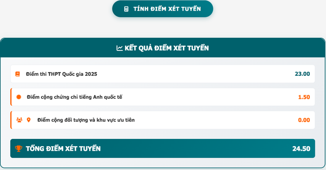 Thí sinh xét tuyển ĐH Kinh tế TP.HCM có thể tự tính điểm quy đổi xét tuyển - Ảnh 1.