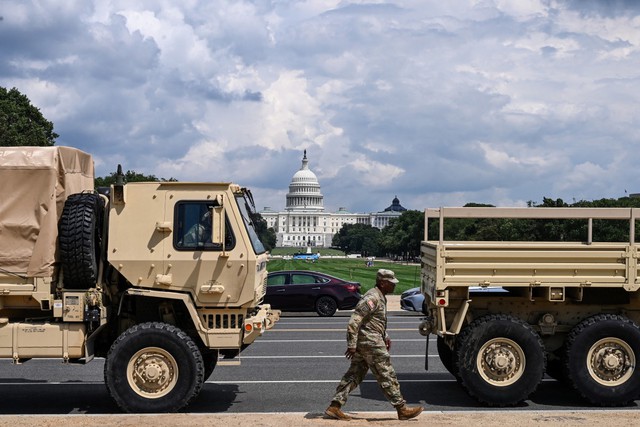 Lầu Năm Góc: Vệ binh Quốc gia đã được triển khai ở thủ đô Washington D.C- Ảnh 2.