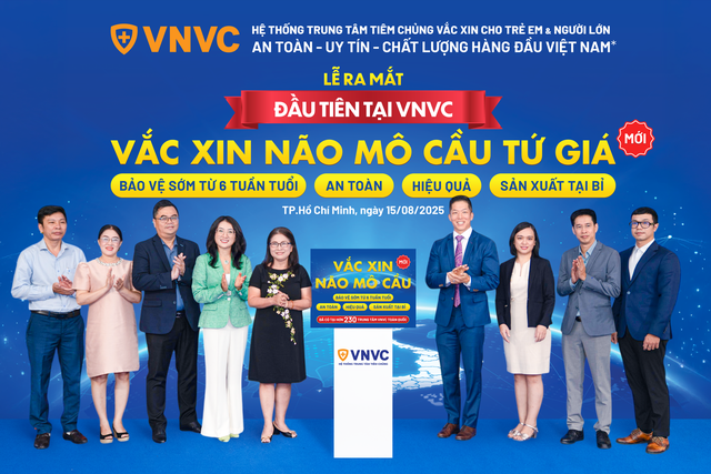 VNVC ra mắt vắc xin phòng não mô cầu cho trẻ từ 6 tuần tuổi - Ảnh 1.