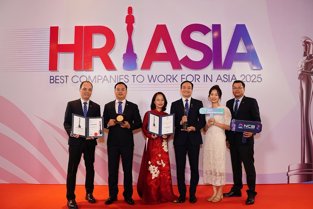 NCB lần thứ 3 được HR Asia Awards vinh danh ‘Nơi làm việc tốt nhất châu Á’ - Ảnh 1.