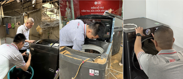 LG hỗ trợ sửa chữa thiết bị điện tử cho người dân tại Nghệ An và Điện Biên - Ảnh 1.