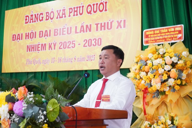 Nhiều giải pháp bứt phá tại Đại hội đại biểu Đảng bộ xã Phú Quới - Ảnh 1.