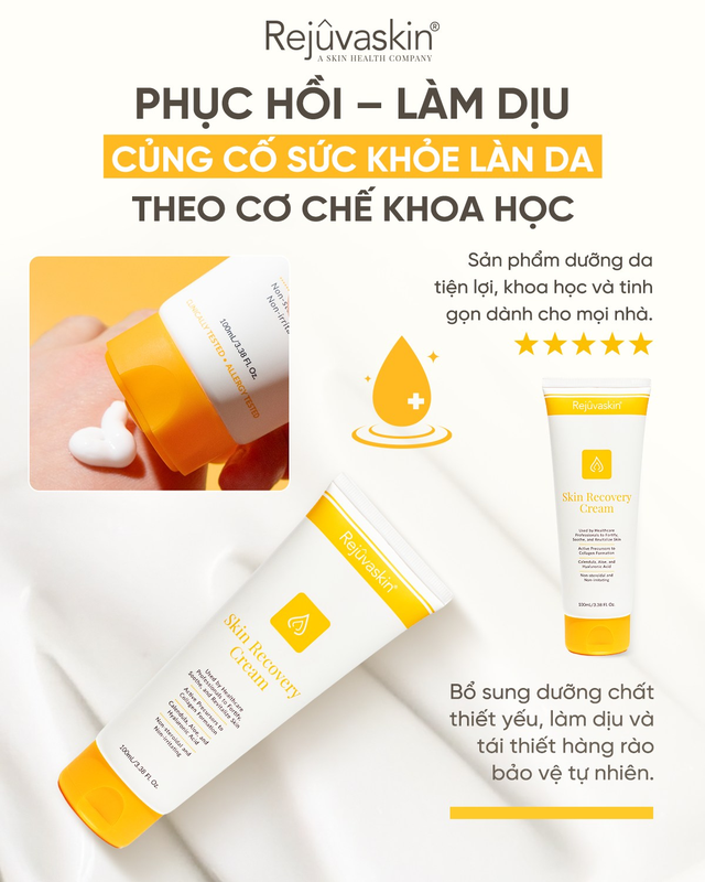 Kem phục hồi, l&agrave;m dịu, củng cố sức khỏe l&agrave;n da theo cơ chế khoa học- Ảnh 3.