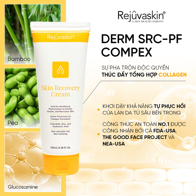 Kem phục hồi, l&agrave;m dịu, củng cố sức khỏe l&agrave;n da theo cơ chế khoa học- Ảnh 4.