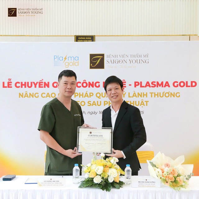 BV thẩm mỹ SaiGon Young khẳng định vị thế với lễ chuyển giao công nghệ Plasma Gold- Ảnh 1.