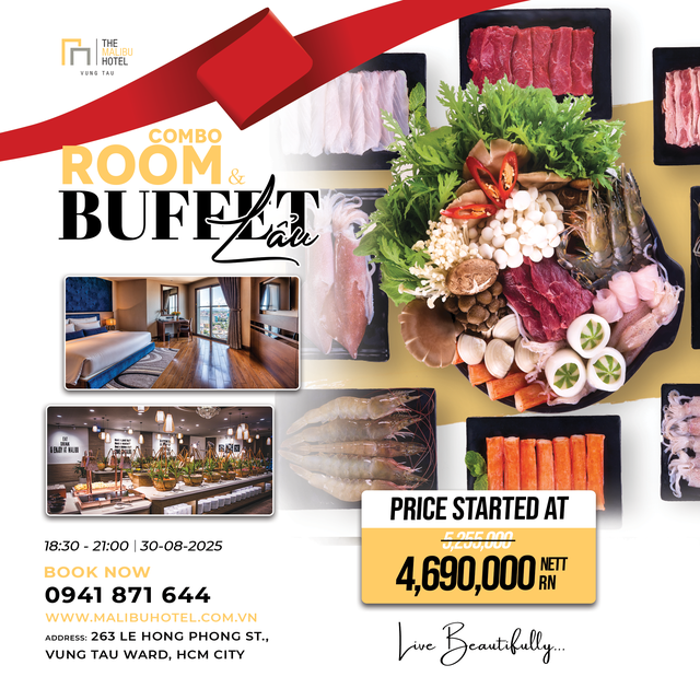 Tận hưởng kỳ nghỉ lễ 2.9 đẳng cấp tại Malibu Hotel Vũng Tàu- Ảnh 1.