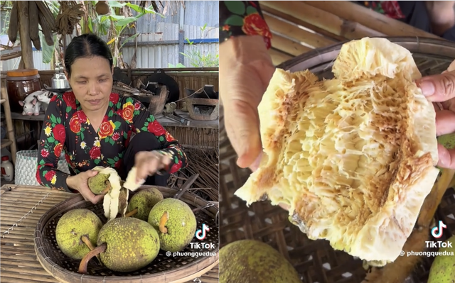 Ăn trái sa kê chín thành 'trend' trên mạng: Vị thế nào mà nhiều người tò mò? - Ảnh 1.