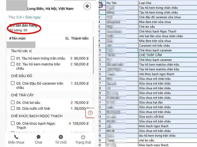 Nhân viên đặt 30 ly chè, muốn ghi tên từng người bị đình chỉ, shipper mất việc - Ảnh 1.